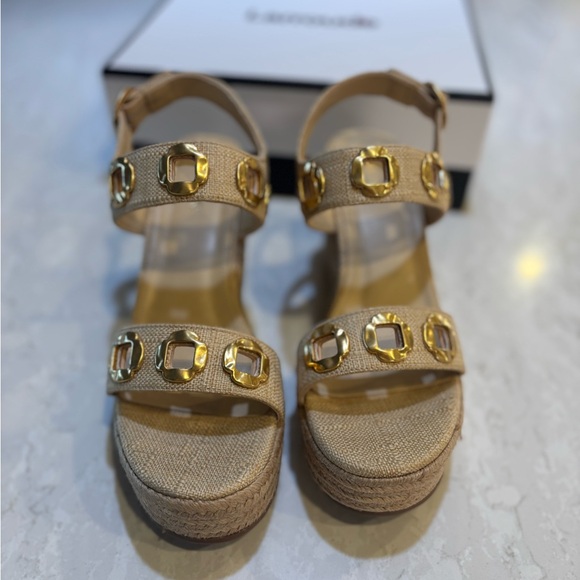 Larroude Milan Espadrille In Beige Raffia - Picture 13 of 13